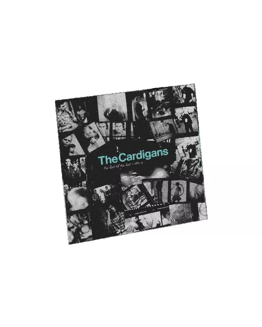 The Cardigans album cover, collage of black and white photos, CD format.