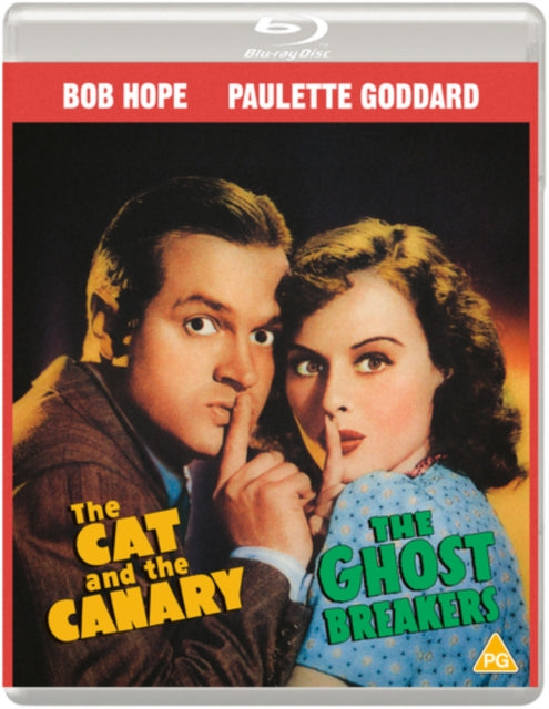 Blu-ray cover featuring Bob Hope and Paulette Goddard in a vintage film scene.
