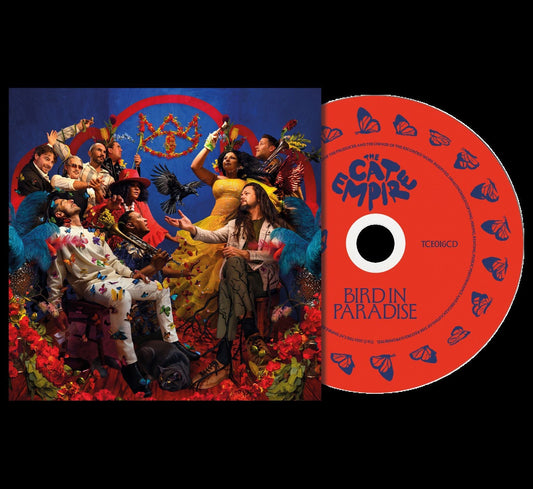 CD case and disc for The Cat Empire’s “Bird in Paradise” album.