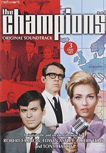 DVD cover for "The Champions" soundtrack featuring cast photos and a map.