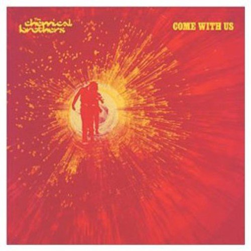 CD cover for The Chemical Brothers’ “Come With Us,” red and gold design.