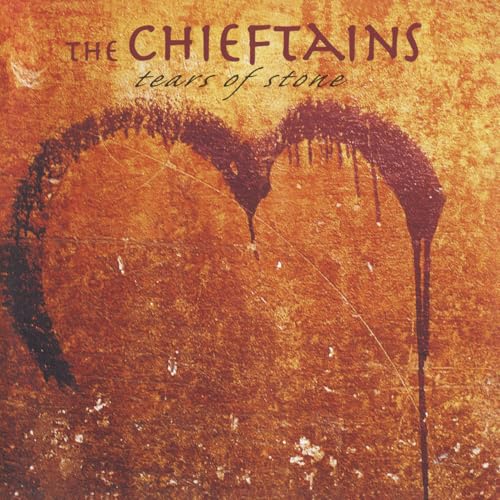 CD cover for The Chieftains’ “Tears of Stone” with dripping stone effect.