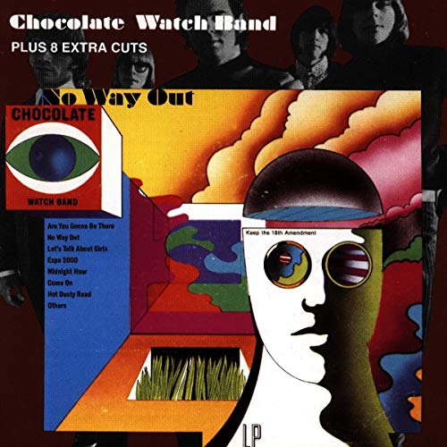 CD cover art featuring a surreal illustration of a head with goggles and text.