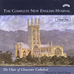 CD cover for "Complete New English Hymnal Vol. 4" featuring a cathedral.