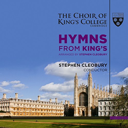 CD cover for "Hymns From King's" featuring King's College Chapel.