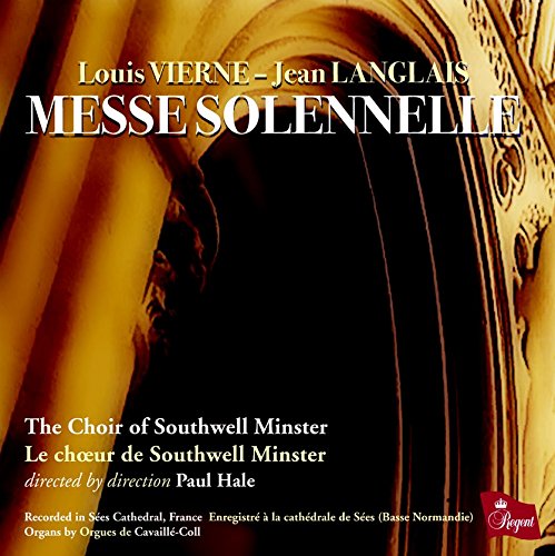 A CD cover featuring a golden organ pipe and text "Messe Solennelle".