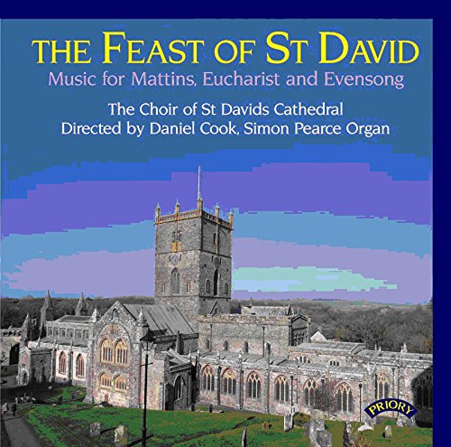 CD cover: St David’s Cathedral with text “The Feast of St David.”