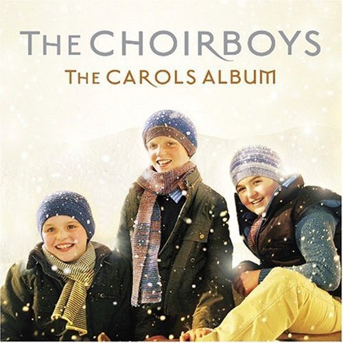 CD cover for The Choirboys’ “The Carols Album” featuring three boys.