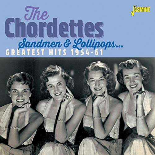 CD cover featuring four smiling women from The Chordettes, 1954-61.