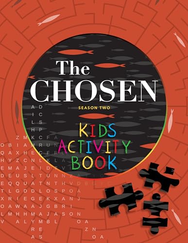 The Chosen" Season Two kids activity book cover with fish and puzzles.
