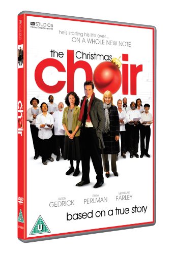 DVD case for "The Christmas Choir" with red border and title in large red letters.