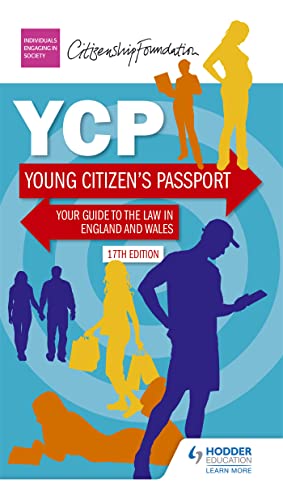 Book cover with silhouettes of people and text Young Citizen's Passport 17th Edition.