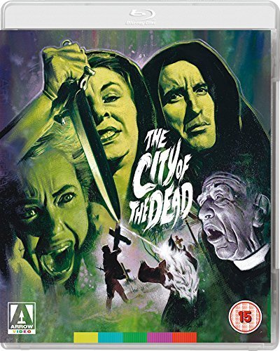 Blu-ray cover for "The City of the Dead" featuring horror imagery.