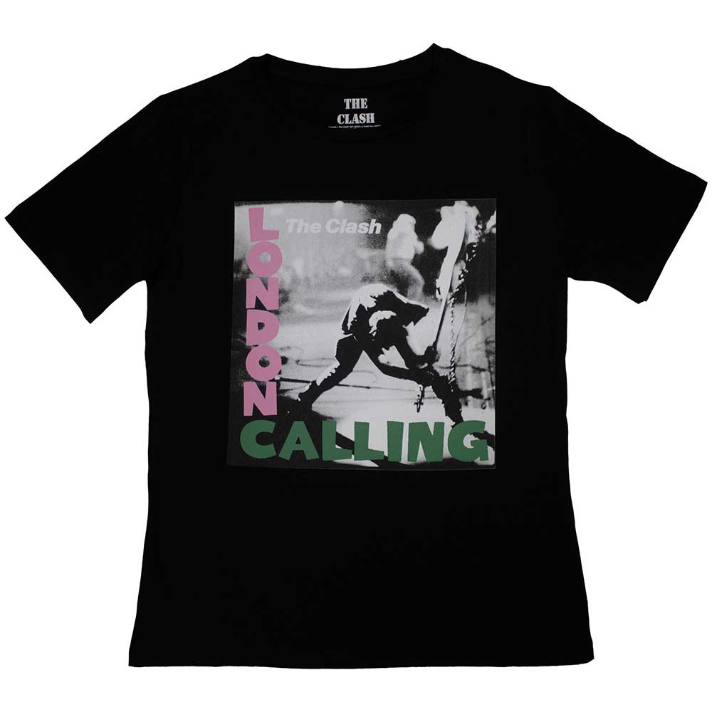 Black t-shirt featuring “London Calling” album cover art, size XX-Large.
