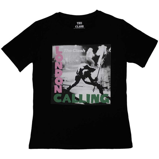 Black t-shirt featuring “London Calling” album cover art, size XX-Large.