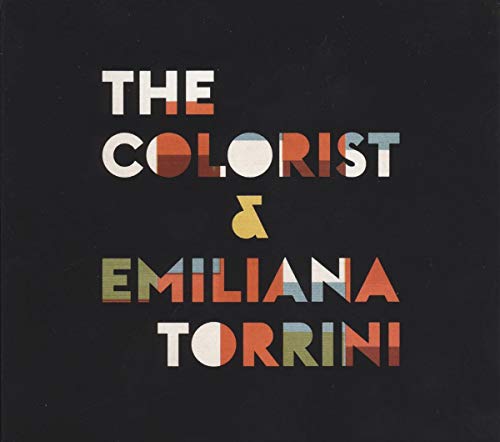 Album cover for The Colorist & Emiliana Torrini with colorful text.