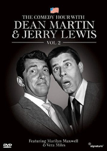 Dean Martin and Jerry Lewis on DVD cover, black and white portrait.
