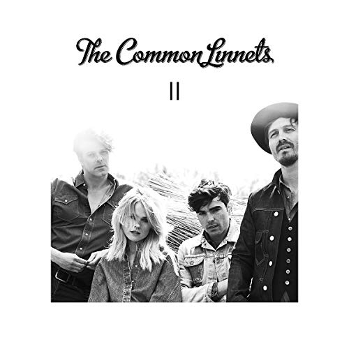 “The Common Linnets - II” CD cover with band portrait in a field.