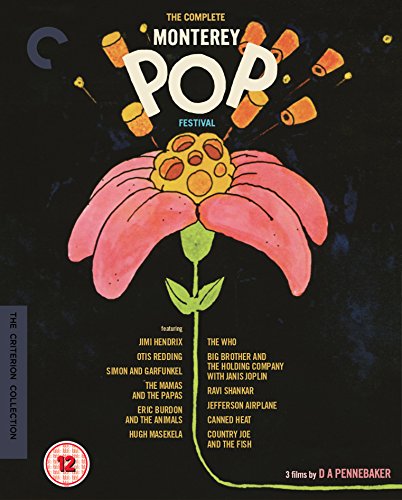 "Blu-ray case with a black background and a pink flower illustration."