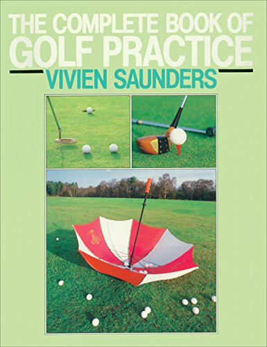 Book cover with golf imagery: clubs, balls, and an umbrella on grass.