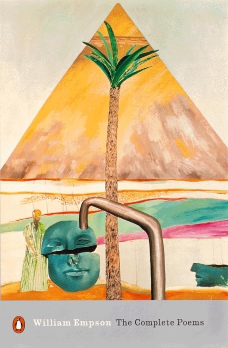 Book cover: abstract painting of a pyramid, palm tree, and face.