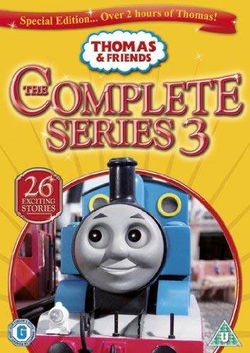 Thomas and Friends The Complete Series 3 DVD cover featuring Thomas the Tank Engine.