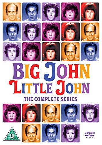 “Big John, Little John” DVD cover with grid of character portraits.