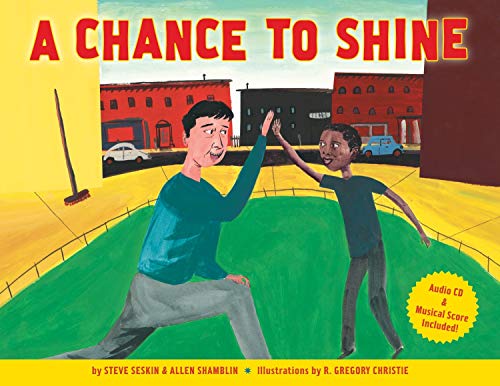 Book cover: man and boy giving each other a high five.