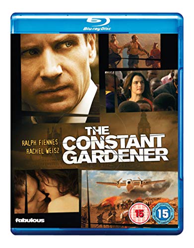 "Blu-ray case for 'The Constant Gardener' with a collage of scenes on the cover."