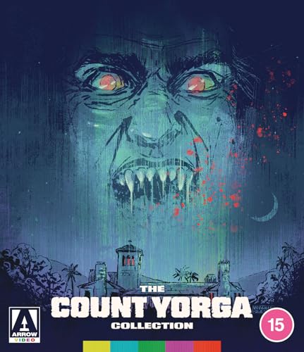 Blu-ray cover for "The Count Yorga Collection" featuring a vampire’s face.