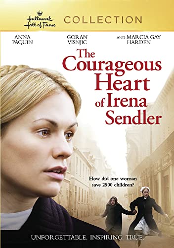 DVD cover featuring Anna Paquin as Irena Sendler, a wartime rescuer.