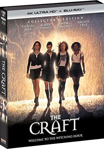 The Craft" Blu-ray cover featuring four young women walking towards the viewer.