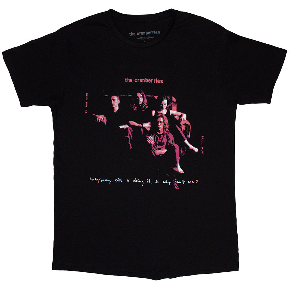 Black t-shirt featuring The Cranberries' "Everybody Else" album artwork, size X-Large.