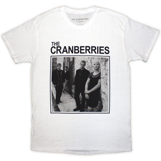 A black unisex X-Large t-shirt featuring a square photograph of The Cranberries.