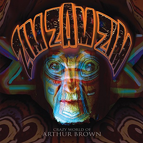 CD cover: colorful, distorted face with text “Zim Zam Zim” and “Arthur Brown”.