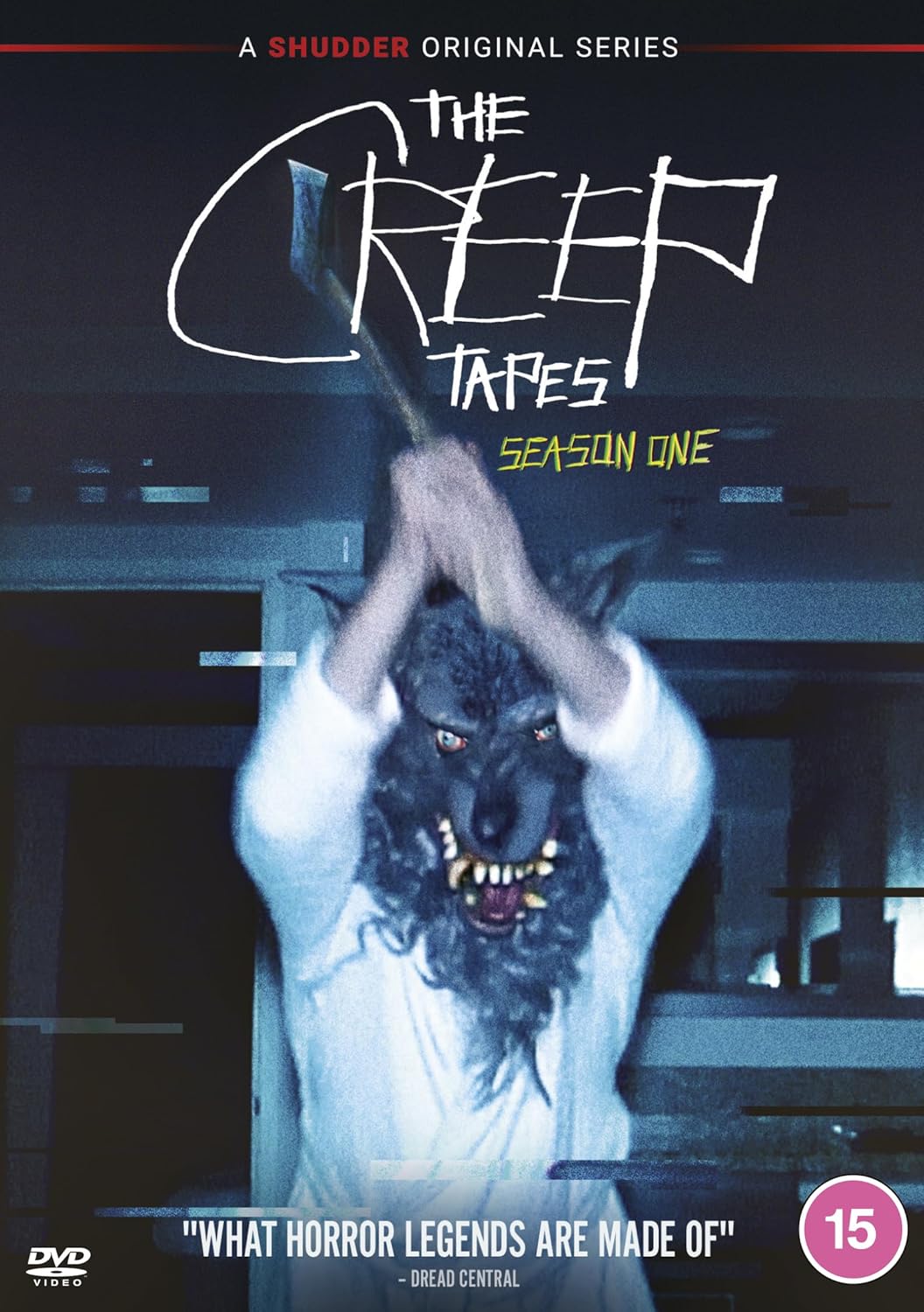 DVD cover for "The Creep Tapes: Season 1" featuring a monstrous figure.