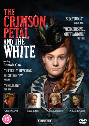DVD cover for “The Crimson Petal And The White” featuring Romola Garai.