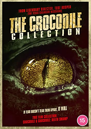 DVD cover for "The Crocodile Collection" featuring a crocodile eye.