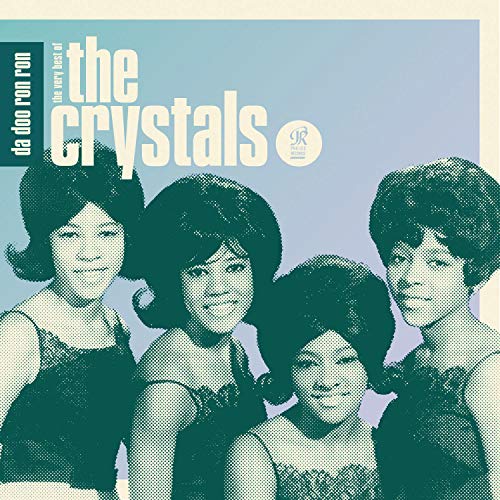CD cover for The Crystals’ “Da Doo Ron Ron” featuring four women.