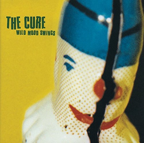CD cover for The Cure’s “Wild Mood Swings” featuring fragmented face art.