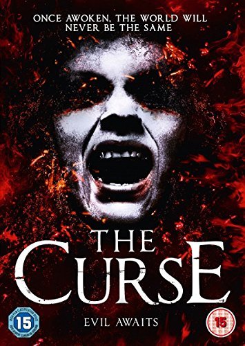 DVD cover for "The Curse" featuring a screaming, distorted face.