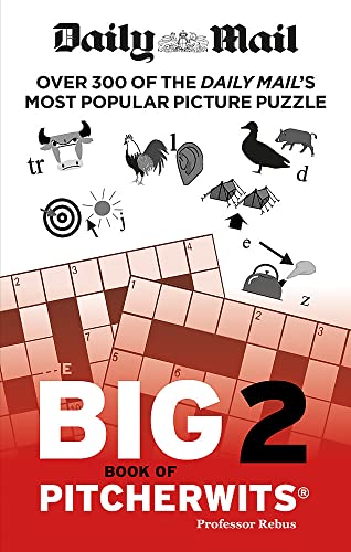 Cover of Daily Mail Big Book of Pitcherwits 2 featuring crossword grids and puzzle icons.
