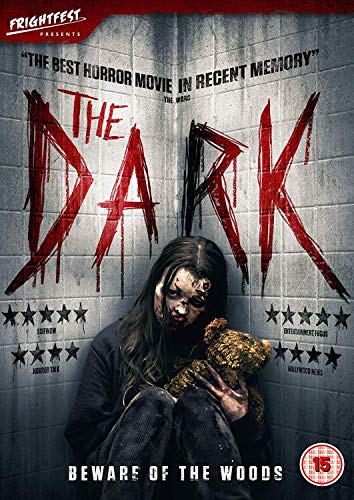 DVD cover for horror film "The Dark" featuring a distressed young woman.