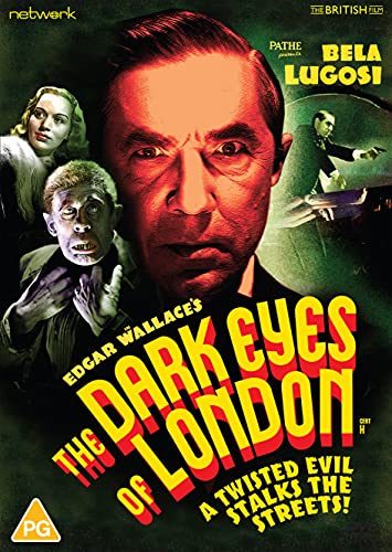 DVD cover art for The Dark Eyes of London featuring Bela Lugosi.