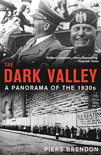 Book cover: “The Dark Valley” depicts 1930s figures and a queued crowd.