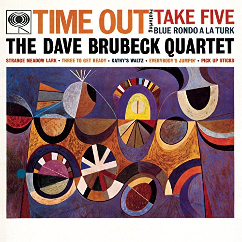 “Time Out” CD cover by The Dave Brubeck Quartet, abstract art.