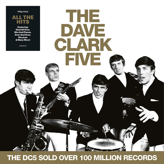 Album cover for The Dave Clark Five’s “All the Hits” vinyl record.