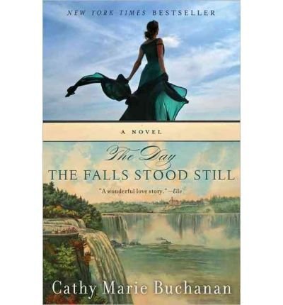 Book cover: woman in green dress overlooking Niagara Falls.