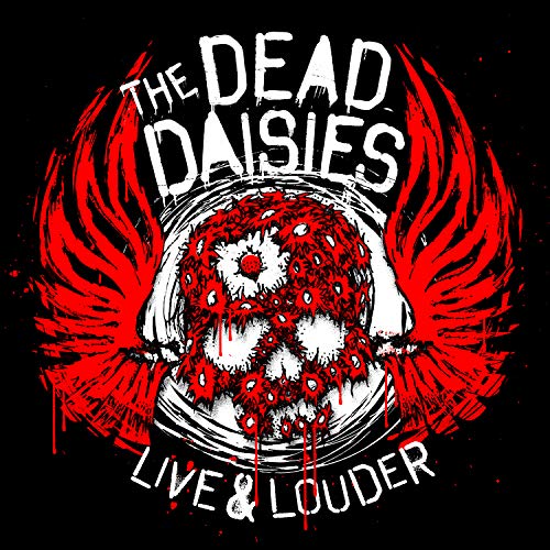 The Dead Daisies album cover: skull with daisy and red flames.