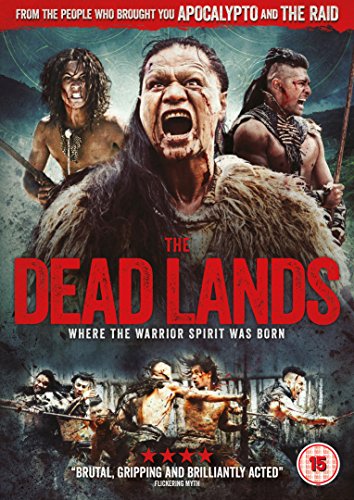 DVD cover for "The Dead Lands" featuring three fierce Māori warriors.